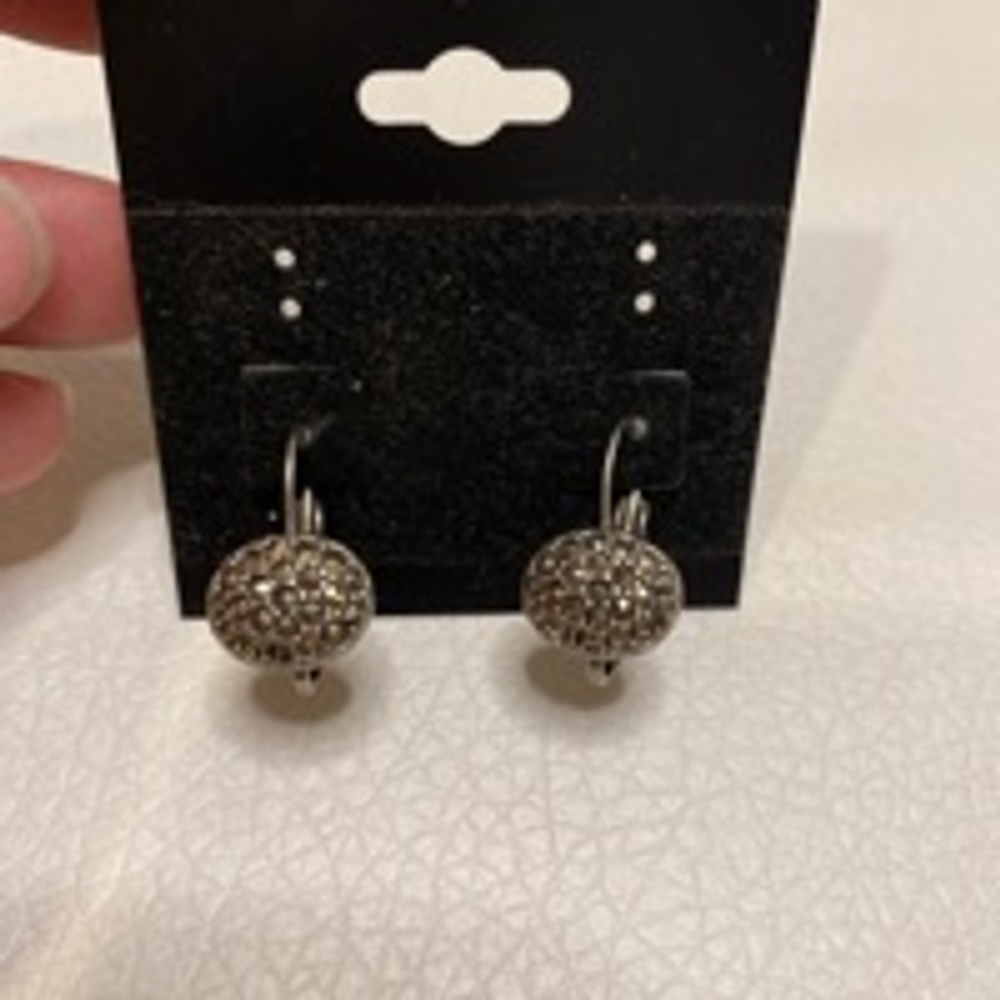 Vintage Silver Tone Women's Dangle Earrings